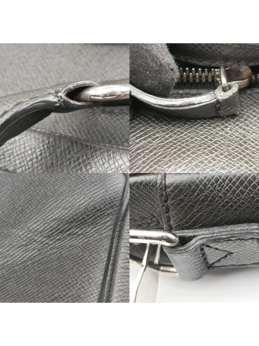 Louis Vuitton Porte Documents Business MM Black Taiga